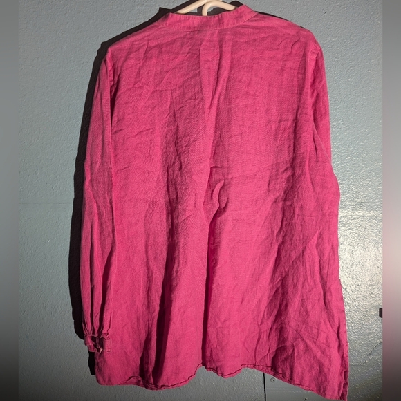 Ralph Lauren Pink Embroidered Long Sleeve Top - Picture 4 of 7